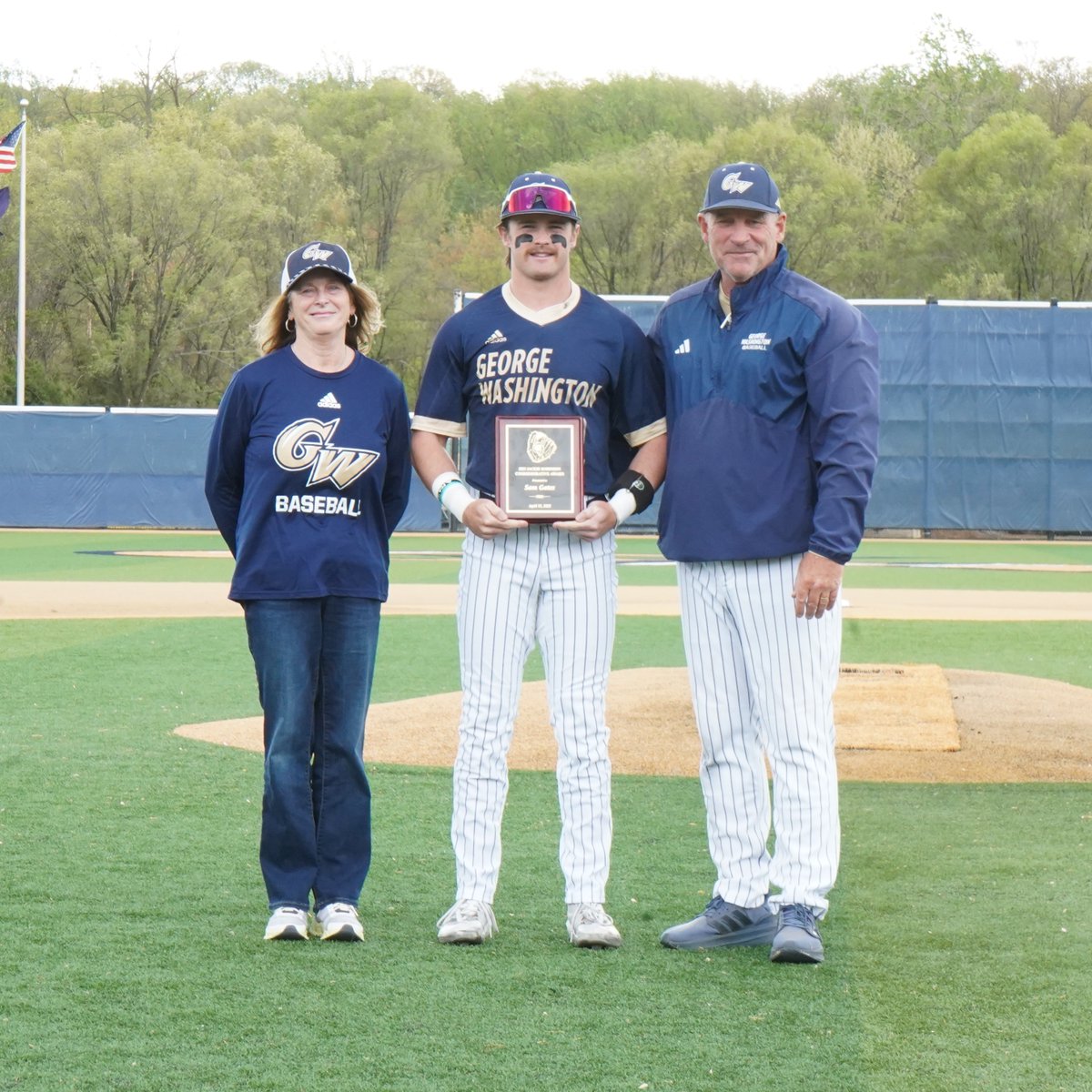 GW Baseball tweet media