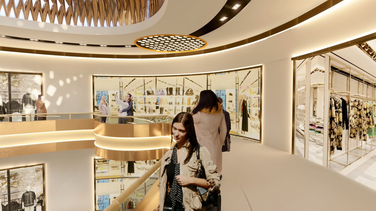 من اعمالي تصميم  مول داخلي