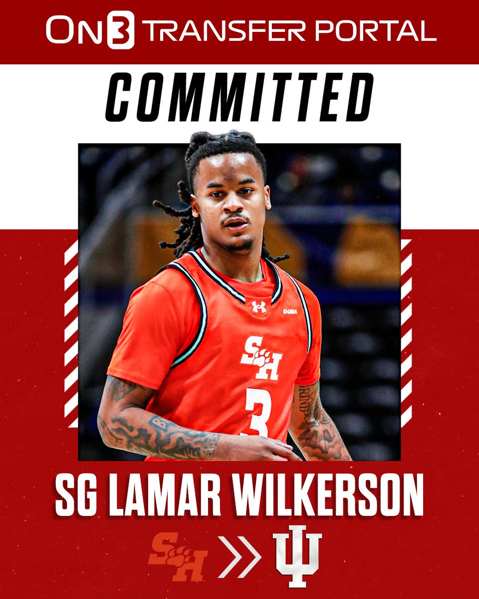 On3 (@on3sports) on Twitter photo BREAKING: Sam Houston State star transfer Lamar Wilkerson has committed to Indiana over Kentucky, <a href="/GoodmanHoops/">Jeff Goodman</a> reports.
on3.com/college/indian… BREAKING: Sam Houston State star transfer Lamar Wilkerson has committed to Indiana over Kentucky, <a href="/GoodmanHoops/">Jeff Goodman</a> reports.
on3.com/college/indian…