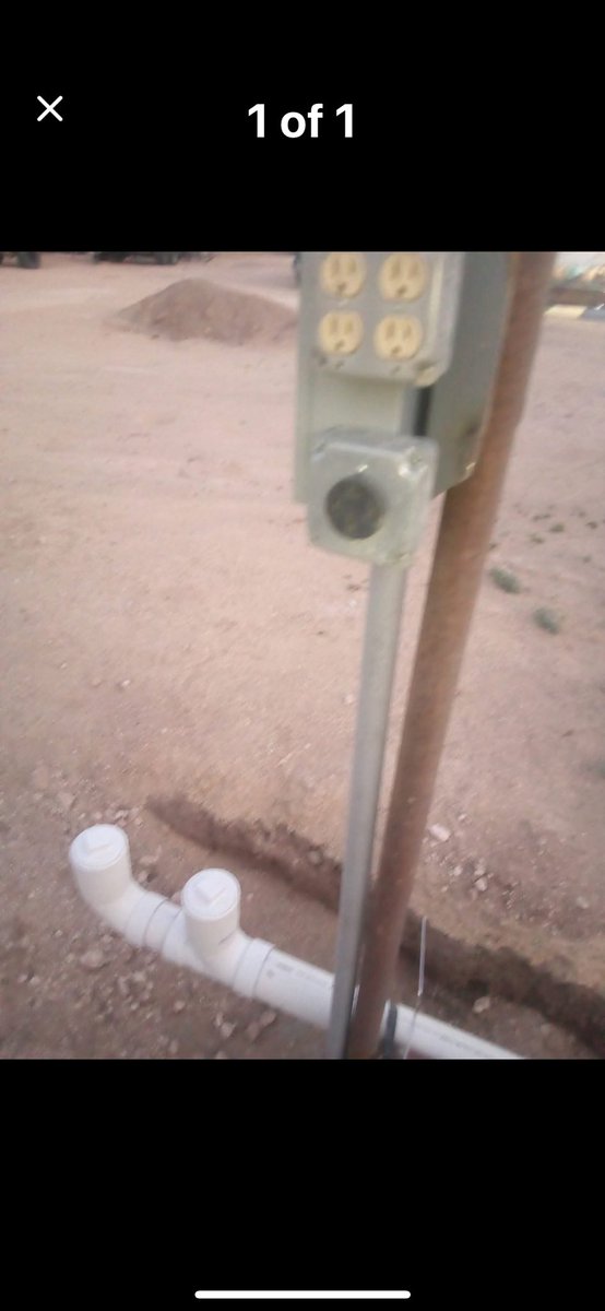 Ain’t no electrical or plumbing code in west Texas lol