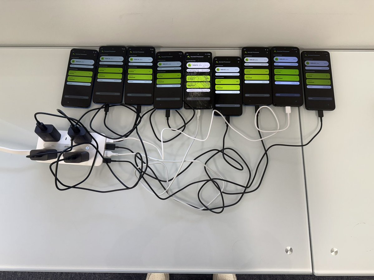 My <a href="/Acurast/">Acurast</a> set up so far. 

Going to upgrade to a <a href="/Cellhasher/">Cellhasher</a> soon. 

My favorite DePIN project atm.  

To the Unstoppable Compute! 

#DePin