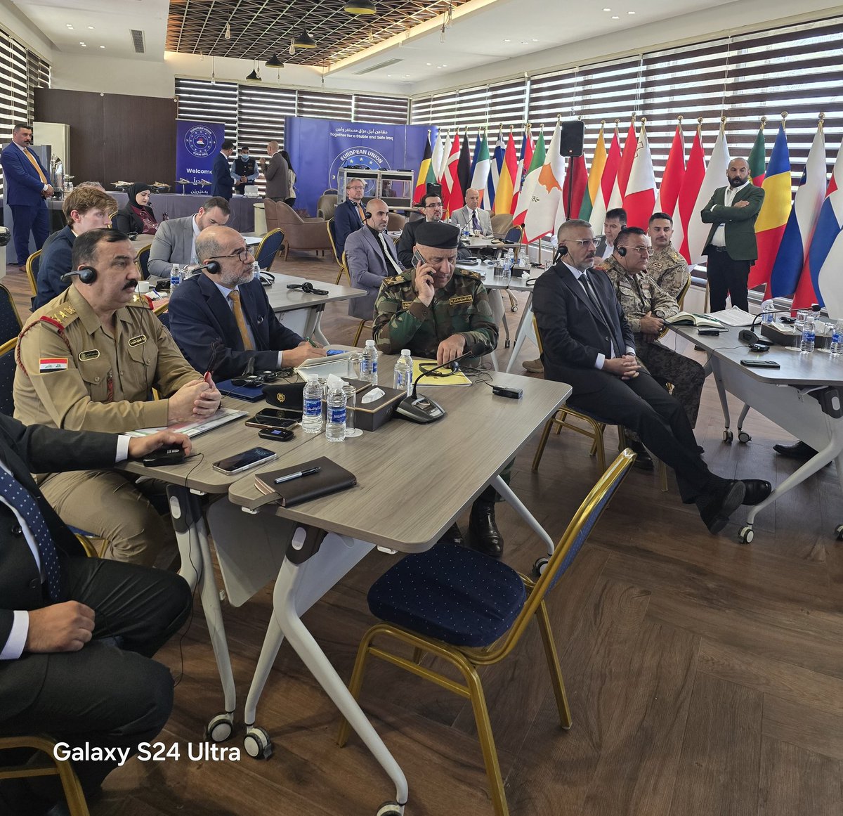 In cooperation with the EU Advisory Mission and NATO in Iraq, the Security Sector Reform Support Committee is taking part in a workshop on transitioning security responsibilities from the army to the police. #Iraq #SecurityReform #EUAM #Green2Blue #NATO