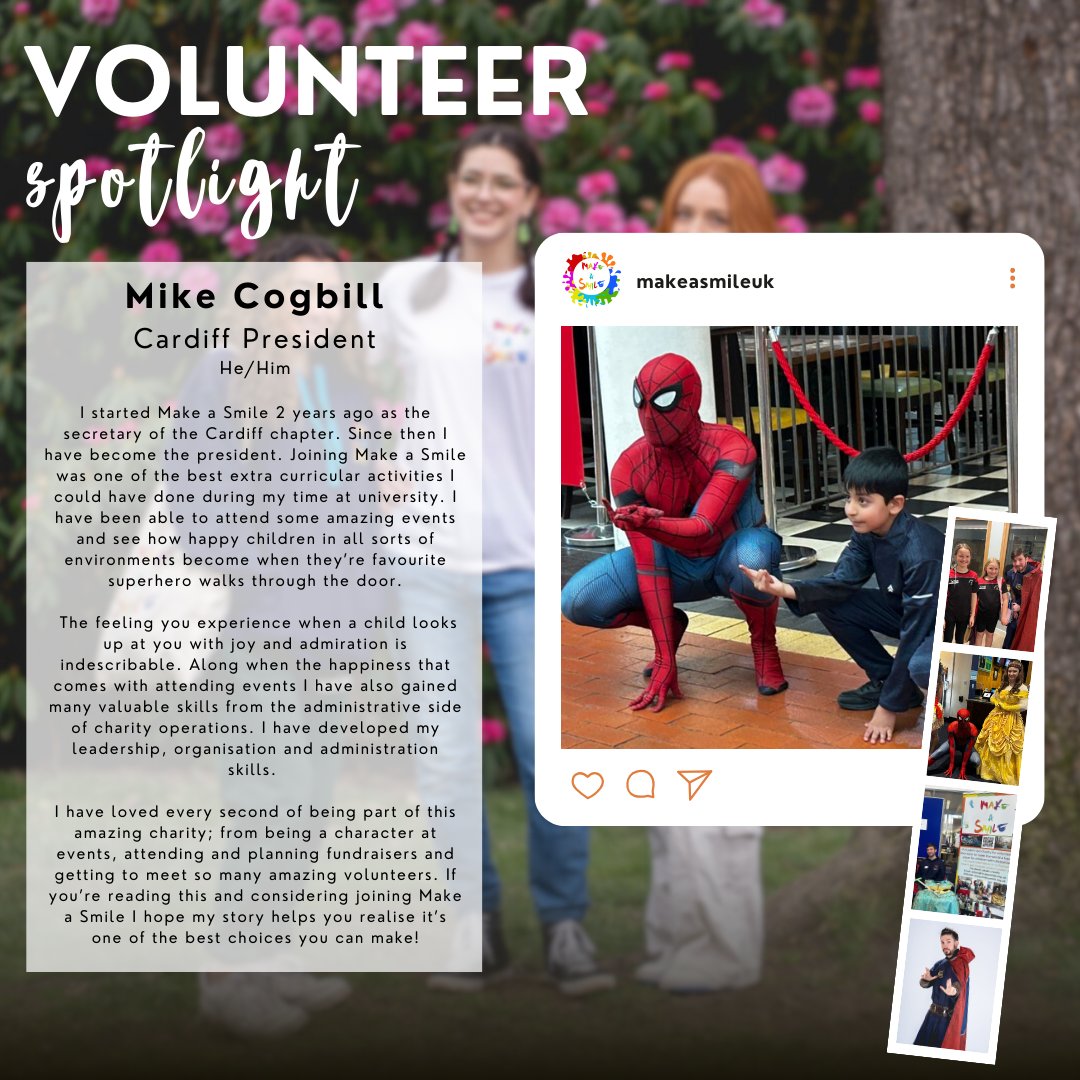 Happy #SaturdaySpotlight! Our April spotlight is dedicated to the marvellous (pun intended!) Cardiff president Mike Cogbill. 🦸 Well done for all your hard work Mike! <a href="/cardiffuni/">Cardiff University</a> <a href="/cardiffstudents/">Cardiff Students' Union</a>