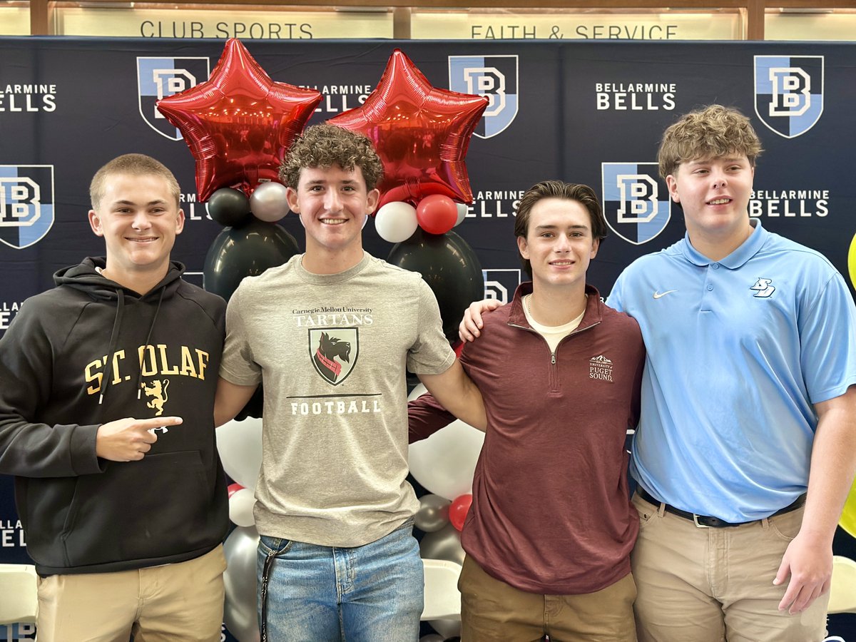 Congratulations to our four Senior Football Athletes who officially signed to play at the next level during today’s Signing Day event! 🏈✍️

Your hard work, dedication, and passion have paid off, and we couldn’t be prouder. 💪💙

Here’s where they’re headed:
🏅 Ciaran Lee -