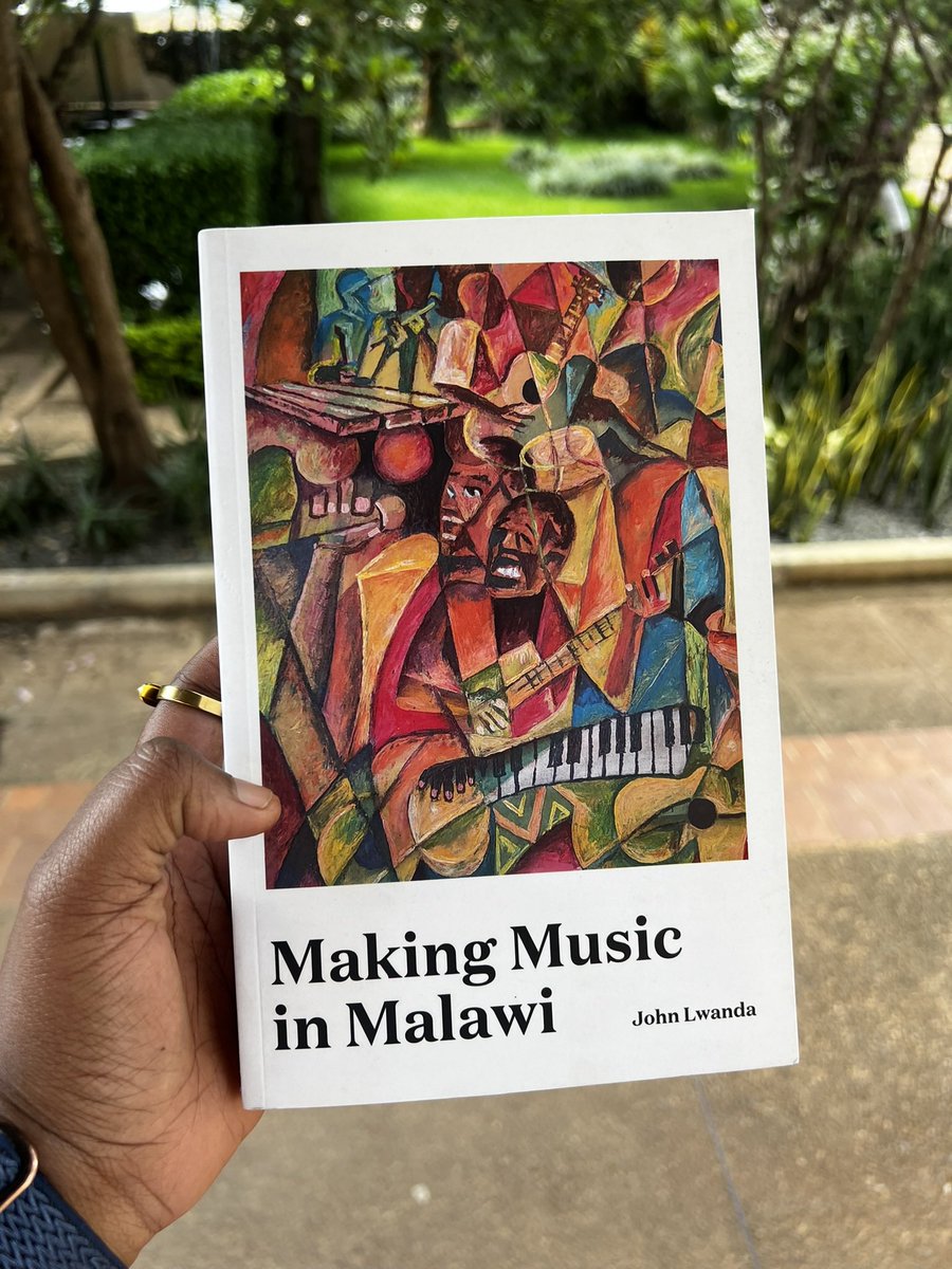 iamnotagoddess's tweet photo. Currently reading this wonderful book by Dr John Lwanda what a beautiful archive of the story of Malawi through music. What a gift this is, shout out to @logosMLW for keeping Malawian literature alive!

Also Dr Lwanda is a musicologist AND medical doctor, such range! 👏🏾 https://t.co/8FJiRJly4Y
