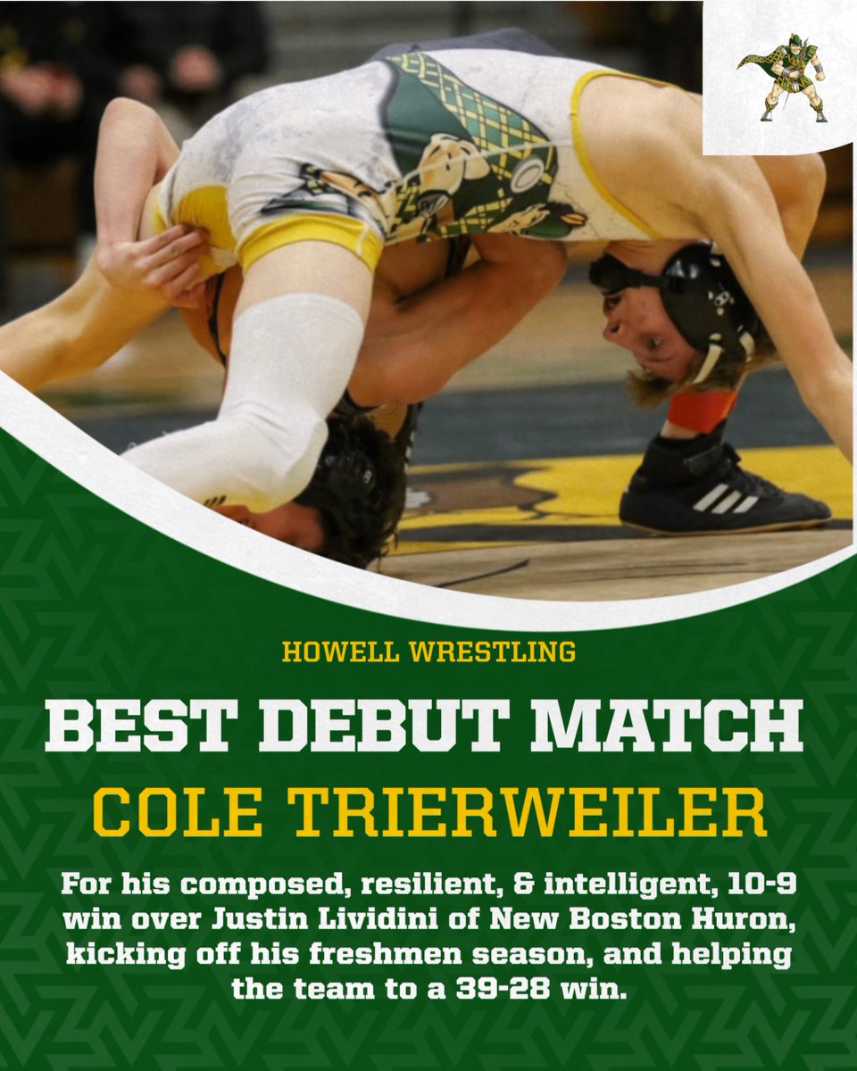 A couple more match awards from banquet highlighting two big individual wins that propelled the team to wins over quality opponents.