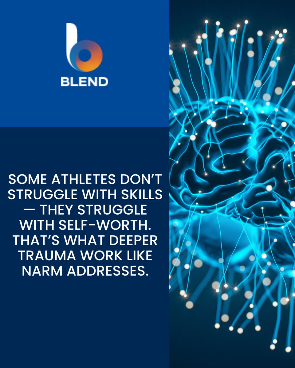 workwithblend's tweet image. NARM is a groundbreaking model for mental health professionals addressing complex trauma, helping athletes identify unconscious patterns that affect their performance and relationships on and off the field. #NARM #AthleteMentalHealth #BlendWellness blendwellness.com