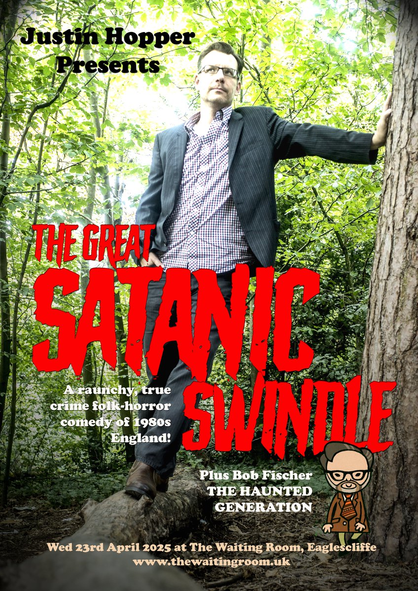 A little nudge... this is next Wednesday and it'll be a deeply strange but funny evening in a beautiful little room. Really looking forward to teaming up with Justin, he's a terrific writer and he once made me laugh for a very long time in Wakefield.
