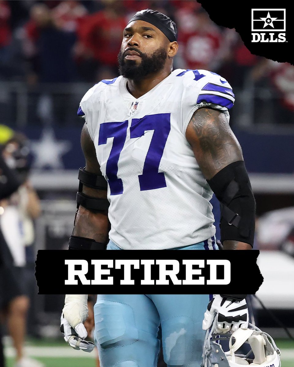 DLLS_Cowboys's tweet photo. 14 years in the league.
13 years with the Cowboys. 

Thank you for everything #77. https://t.co/GfbedOA7xI