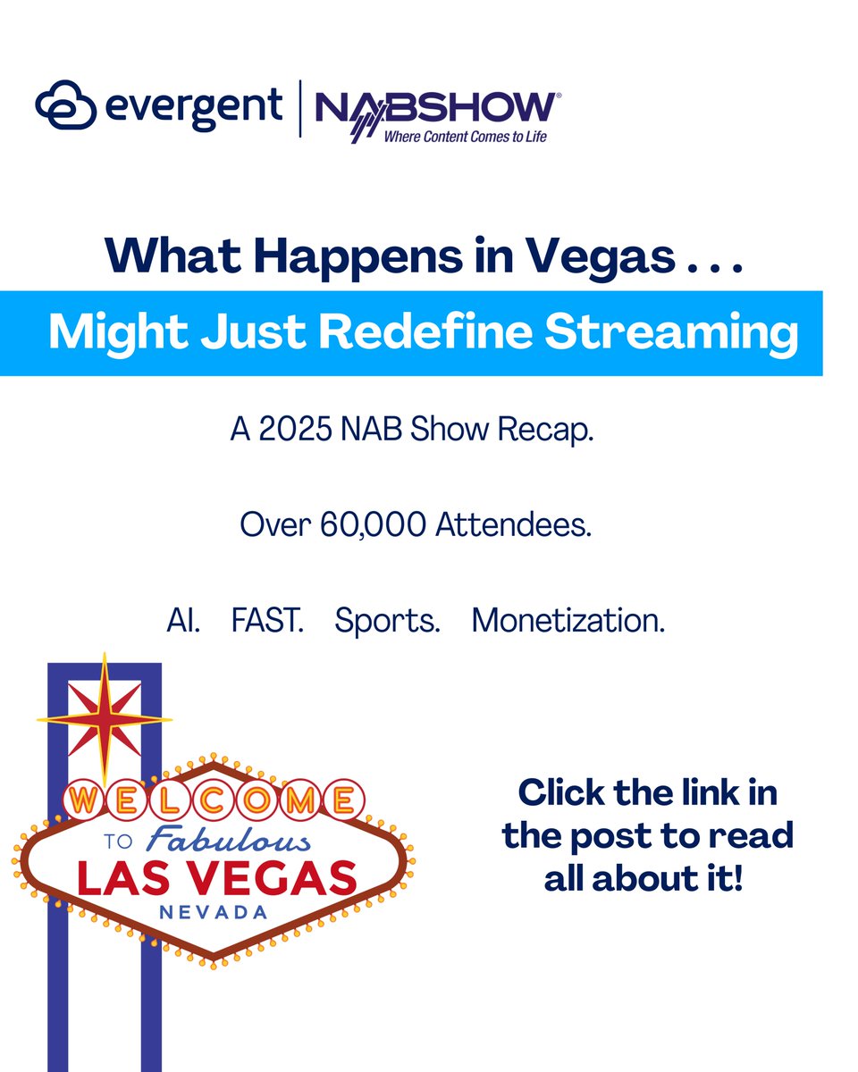 The media revolution isn’t coming - it’s already here.

Get the 7 key insights from <a href="/Evergent/">Evergent</a> on the just-wrapped 2025 <a href="/NABShow/">NAB Show</a>.

Read it here: evergent.com/blog/nab-2025-…

#NABShow #2025NABShow #NABShow2025 #streaming #monetization #retention #churnmanagement #AI #personalization