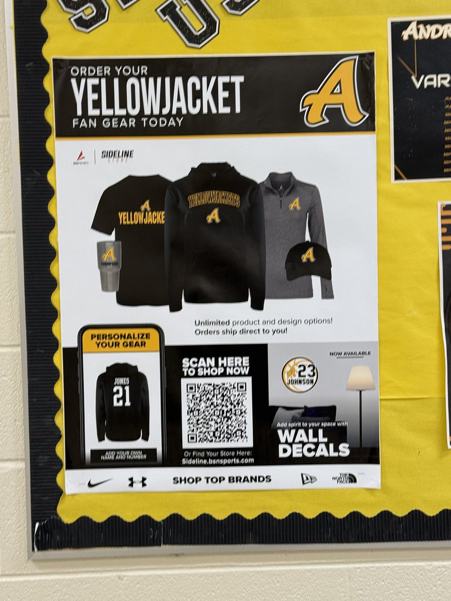 Frankie Everitte (@feveritte16) on Twitter photo Thank you <a href="/AHSAthleticsDep/">Andrews Yellow Jackets</a> for promoting the <a href="/BSNSPORTS/">BSN SPORTS</a> sideline store to all of the Yellowjacket community!
Thanks for having <a href="/BSNSPORTS_SC/">BSN SPORTS South Carolina</a> on campus today! Thank you <a href="/AHSAthleticsDep/">Andrews Yellow Jackets</a> for promoting the <a href="/BSNSPORTS/">BSN SPORTS</a> sideline store to all of the Yellowjacket community!
Thanks for having <a href="/BSNSPORTS_SC/">BSN SPORTS South Carolina</a> on campus today!