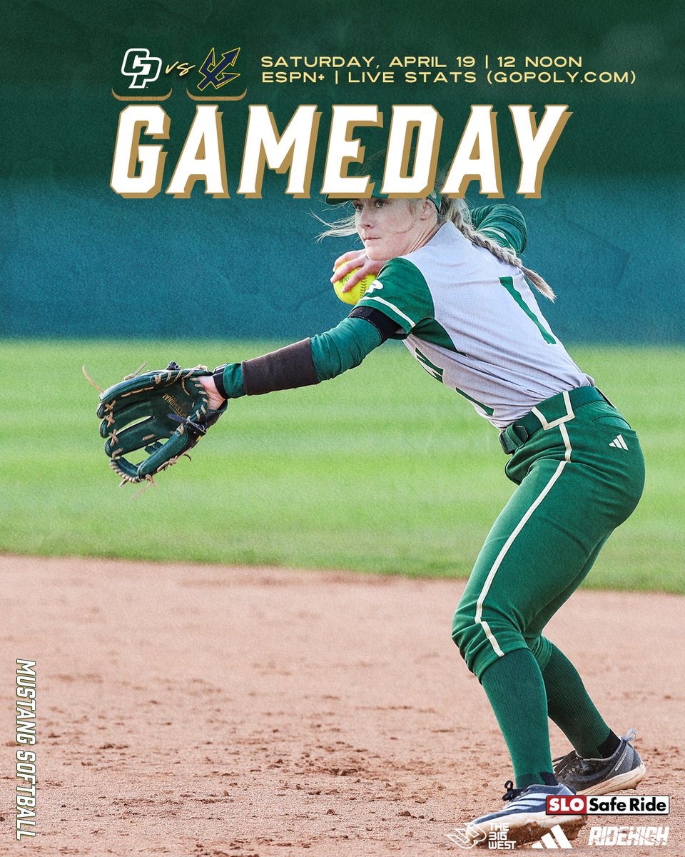 Cal Poly Softball (@calpolysoftball) on Twitter photo Gameday! Mustangs complete a three-game series versus UC San Diego at 12 noon on ESPN+!
#RideHigh
🆚<a href="/UCSDsoftball/">UC San Diego Softball</a>
📍San Luis Obispo, CA
🕛12 noon
📺espn.com/espnplus/playe…
📊stats.statbroadcast.com/broadcast/?id=… Gameday! Mustangs complete a three-game series versus UC San Diego at 12 noon on ESPN+!
#RideHigh
🆚<a href="/UCSDsoftball/">UC San Diego Softball</a>
📍San Luis Obispo, CA
🕛12 noon
📺espn.com/espnplus/playe…
📊stats.statbroadcast.com/broadcast/?id=…