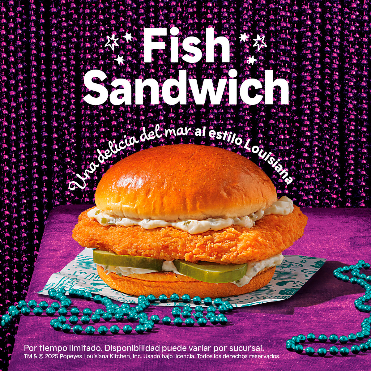 Esta Semana Santa se va a descontrolar…
pero el plan de comer puro Fish Sandwich sigue 🐟🔥