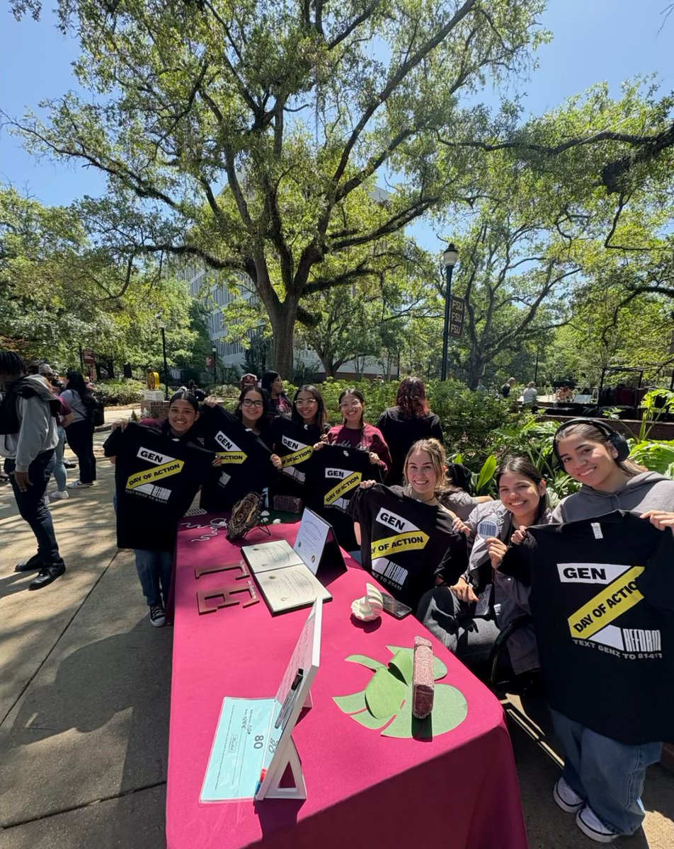 Students are the heartbeat of justice. FSU &amp; FAMU showed up strong with us and <a href="/REFORM/">REFORM Alliance</a>  last week here in Tallahassee. Together, we’re unstoppable. #StudentPower