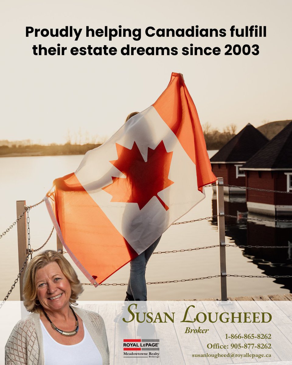 SusanLougheed's tweet photo. For over 100 years, Royal LePage has been a trusted name in Canadian real estate. As a proud Realtor with Royal LePage, I bring you local expertise with the strength of a truly national network. Let’s find your place in this beautiful country we call home. 

#ProudlyCanadian https://t.co/sxcJnHgLHS
