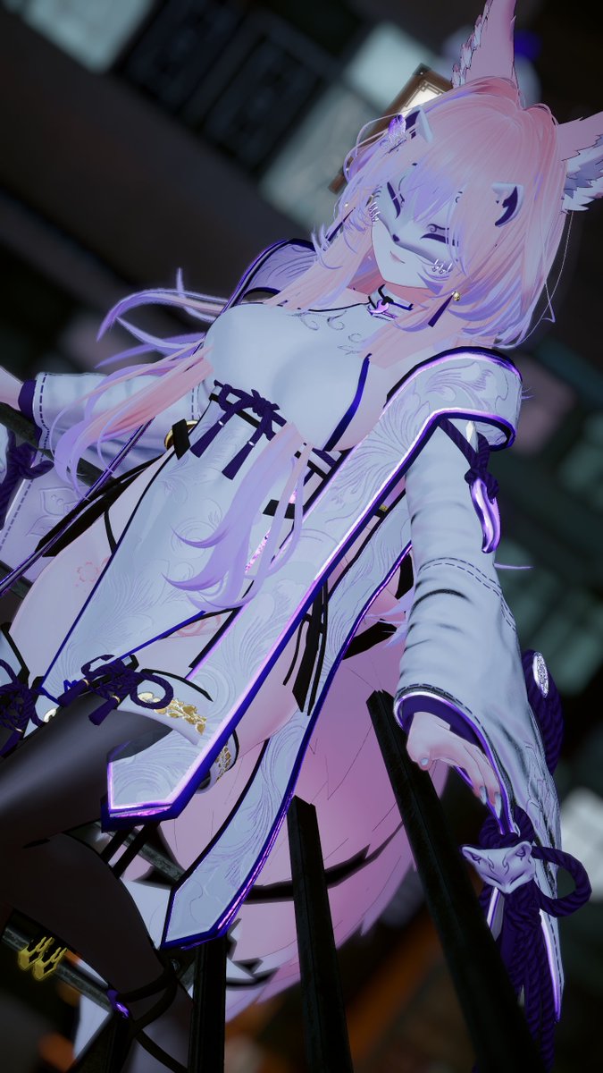 "What are you seeking, moral human~" 

Special Thanks to my beautiful queen by taking this amazing pic of me! Please follow her and support her!<3 @Lieliiiiii 
#VRChatPhotography  #foxgirl  #VRChat