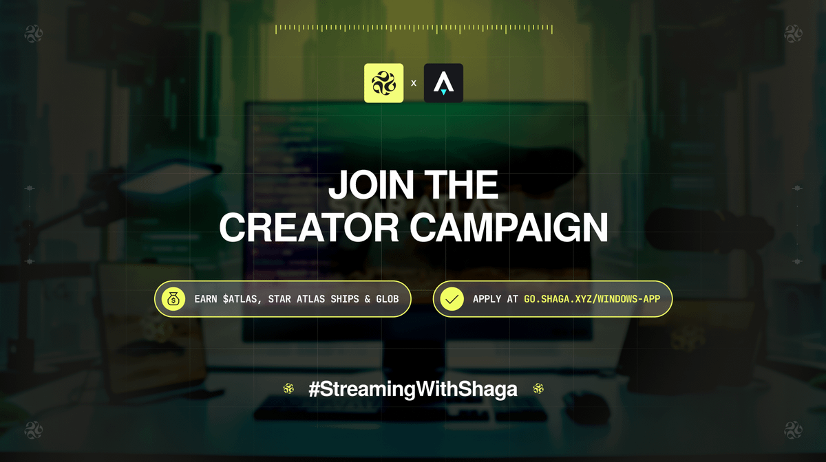 ⚡ SHAGA'S CREATOR CAMPAIGN UPDATE ⚡

We’ve received a ton of interest and thoughtful feedback, so we’re making key updates.

Are you an up-and-coming creator? 🎮👇