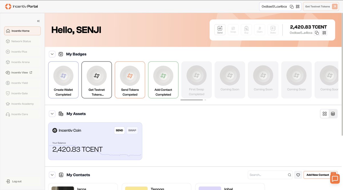 Johny_247's tweet photo. Just dived into Incentiv Testnet and Account Abstraction is🔥🔥🔥
Now crossing fingers for Exclusive Testnet Access + 6,000 $TCENT!

Feeling lucky? Join the fun: https://t.co/lJ0Jt5gmWf
@Incentiv_net https://t.co/e9NADlbKdP