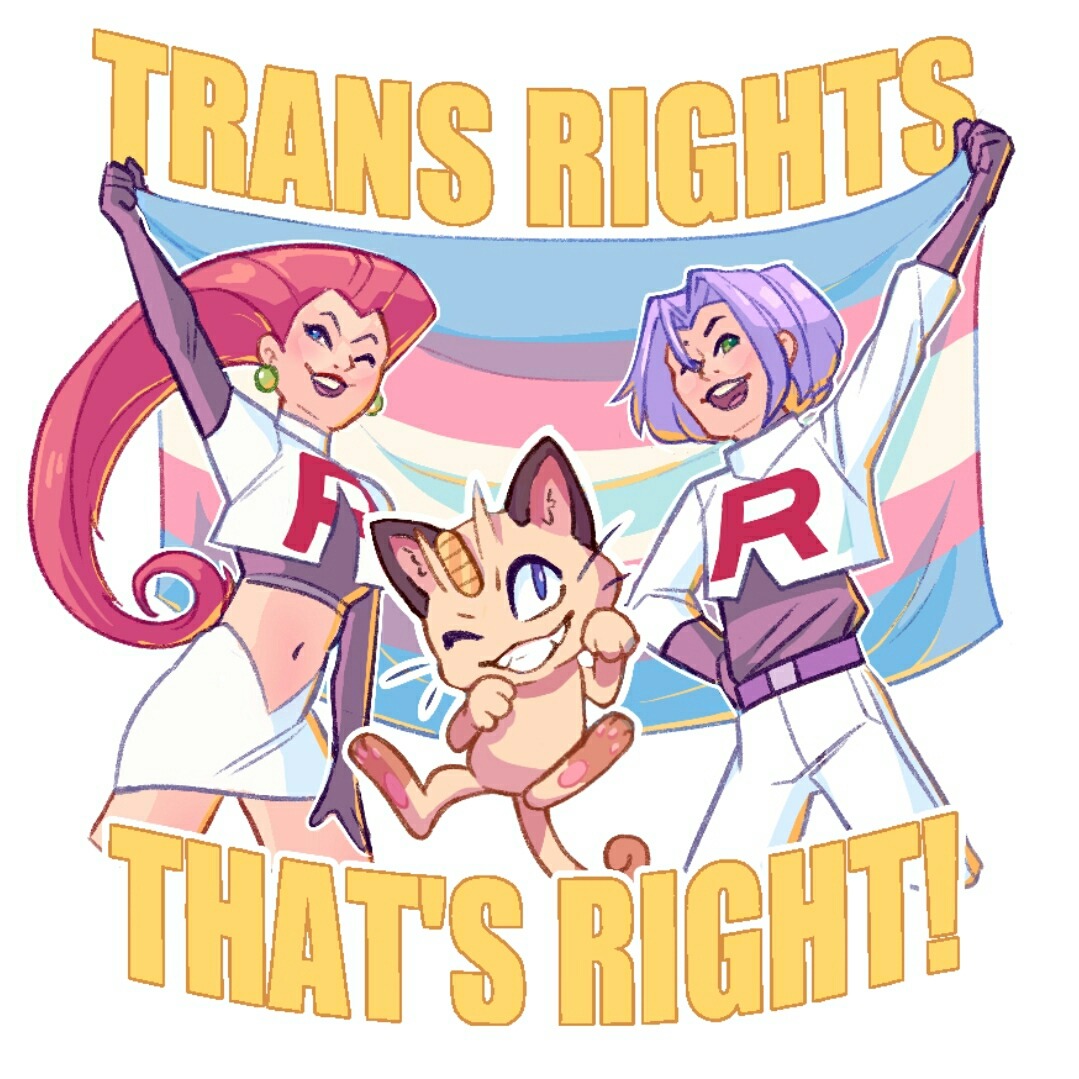 Remember Team Rocket supports the trans community