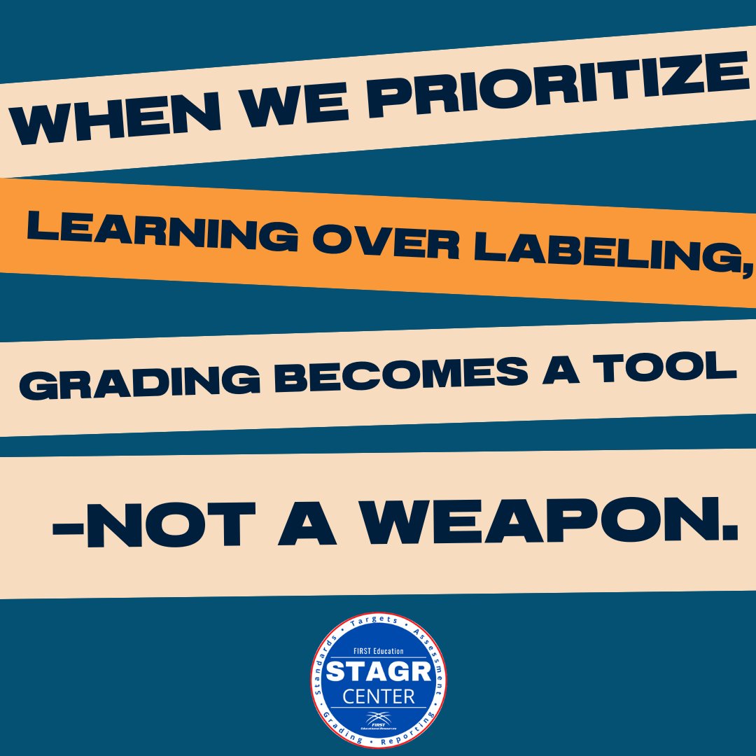 1stEdResources's tweet image. Learning &amp;gt; labeling. Always.

Grading should empower students, not define them.

#STAGR #AssessmentMatters #GradingReform #EduLeadership #FiresInGrading