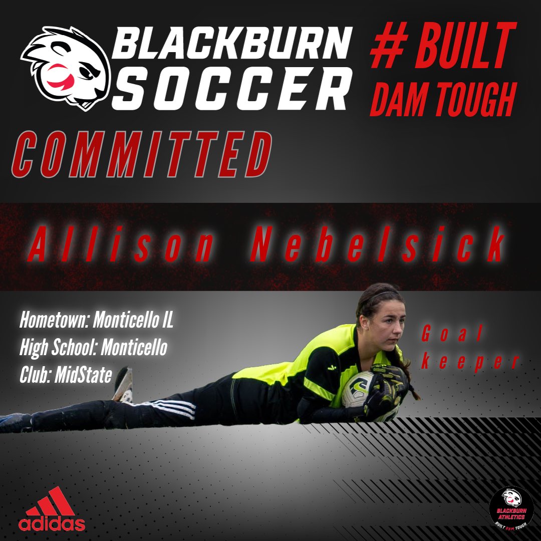 Allison Nebelsick
Goalkeeper 
Hometown: Monticello Illinois
Monticello High School
MidState Soccer Club
IHSSCA Girls All Sectional (2x) 
WANDs Athlete of the Week 2024. 
News Gazette All Area First Team (2x)
Holds School Record for Career Shutouts
Recreational Soccer League Coach