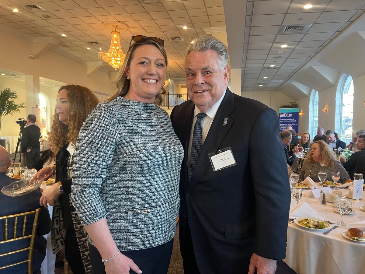 EmpireGS's tweet photo. Erin King Sweeney, Eckert Seamans 
Helena Williams, Former Chief Deputy County Executive for Nassau County &amp; LIRR President 
Hon. Peter King, Former House Representative https://t.co/Yp2J3TGIo8
