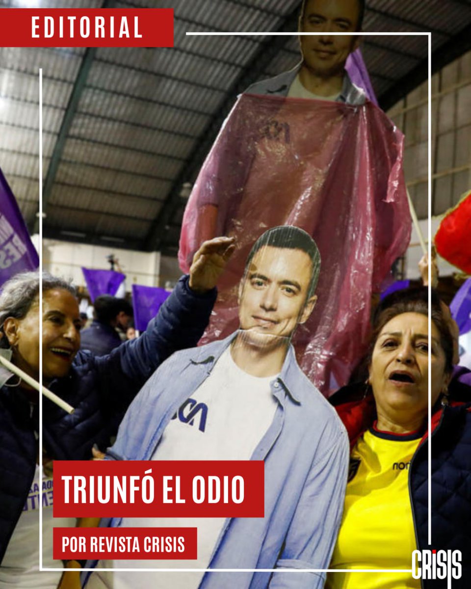 EDITORIAL| Triunfó el odio 

El narcoestado ha sometido al pueblo de tal forma, que el miedo y la angustia están logrando su cometido principal: la fascistización social. Es este fenómeno histórico nuestro verdadero enemigo

Bienvenidxs al Nuevo Ecuador

👉shorturl.at/7bdbD