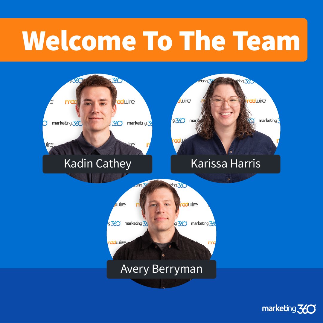 Welcome to the team, guys! We're so glad you're here.