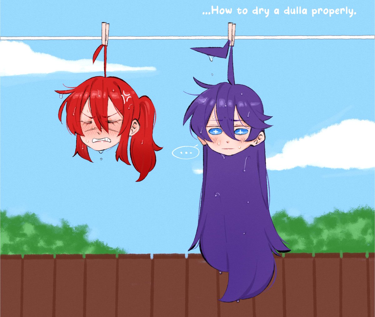 Doemoo (@tdoemoo) on Twitter photo Info graph for what to do for your dullahan when they get wet.
Artist: <a href="/siiiiiinchan/">sin-chan (KOMMISSIONS OPEN)</a> ๐จ Info graph for what to do for your dullahan when they get wet.
Artist: <a href="/siiiiiinchan/">sin-chan (KOMMISSIONS OPEN)</a> ๐จ