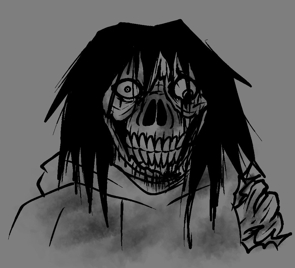 THE CHESHIRE #art #creepypasta #jeffthekiller, image size:978x888