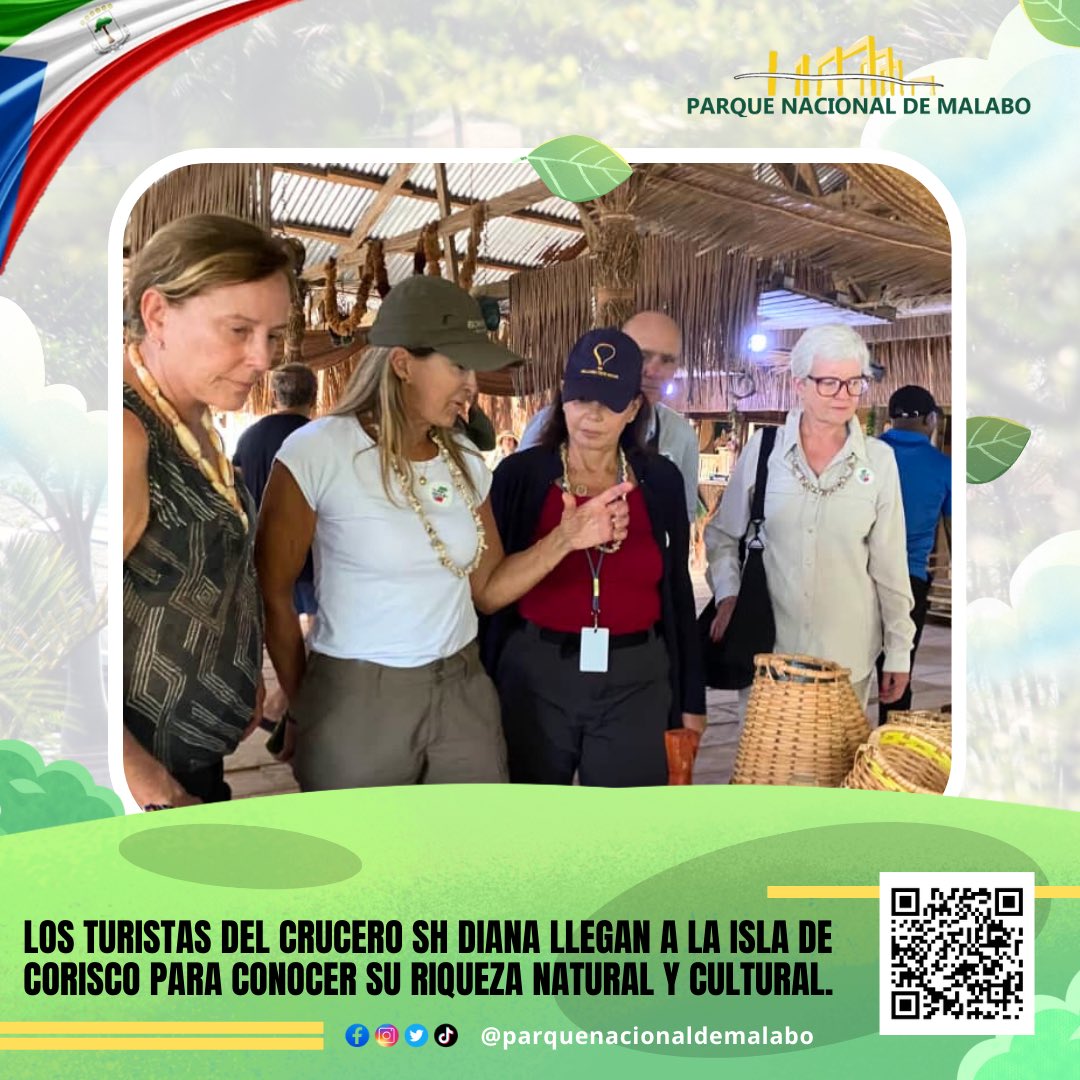 Guinea Ecuatorial consolida su sector turístico a través de la llegada del primer crucero al país.

En esta jornada, el SH DIANA atracó en las aguas de Corisco con un total de 200 turistas quienes llegaron para conocer el inmenso atractivo de dicha preciosa isla.