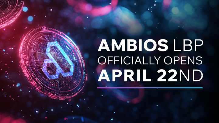1/ TGE ALERT: The Ambios LBP officially opens April 22nd!

This will be your LAST CHANCE to secure tokens at 25 $AMBIOS per $1 before TGE.