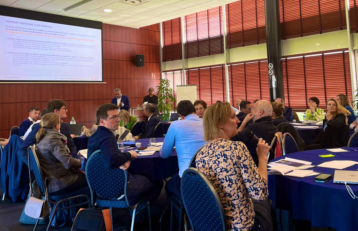 RiouxRemy's tweet image. Quelques jours après le Conseil présidentiel des partenariats internationaux #CPPI du 4/4, les 3 Comex du groupe @AFD_France avec @Proparco &amp;amp; @expertisefrance se sont réunis à @ClermontFd pour assurer sa mise en œuvre. Et pour échanger avec tous les collègues du groupe en visio🙏🏼