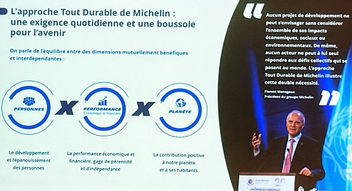 L’occasion de parler coopération internationale avec parlementaires et élus locaux, de prendre connaissance de la stratégie «Tout durable» de <a href="/Michelin/">Michelin</a> et de signer notre partenariat avec <a href="/JulienPierre4/">Julien Pierre</a> &amp; <a href="/play_for_nature/">Play for Nature</a> au stade Marcel-Michelin, l’antre de l’<a href="/ASMOfficiel/">ASM Rugby</a> 🏉 !