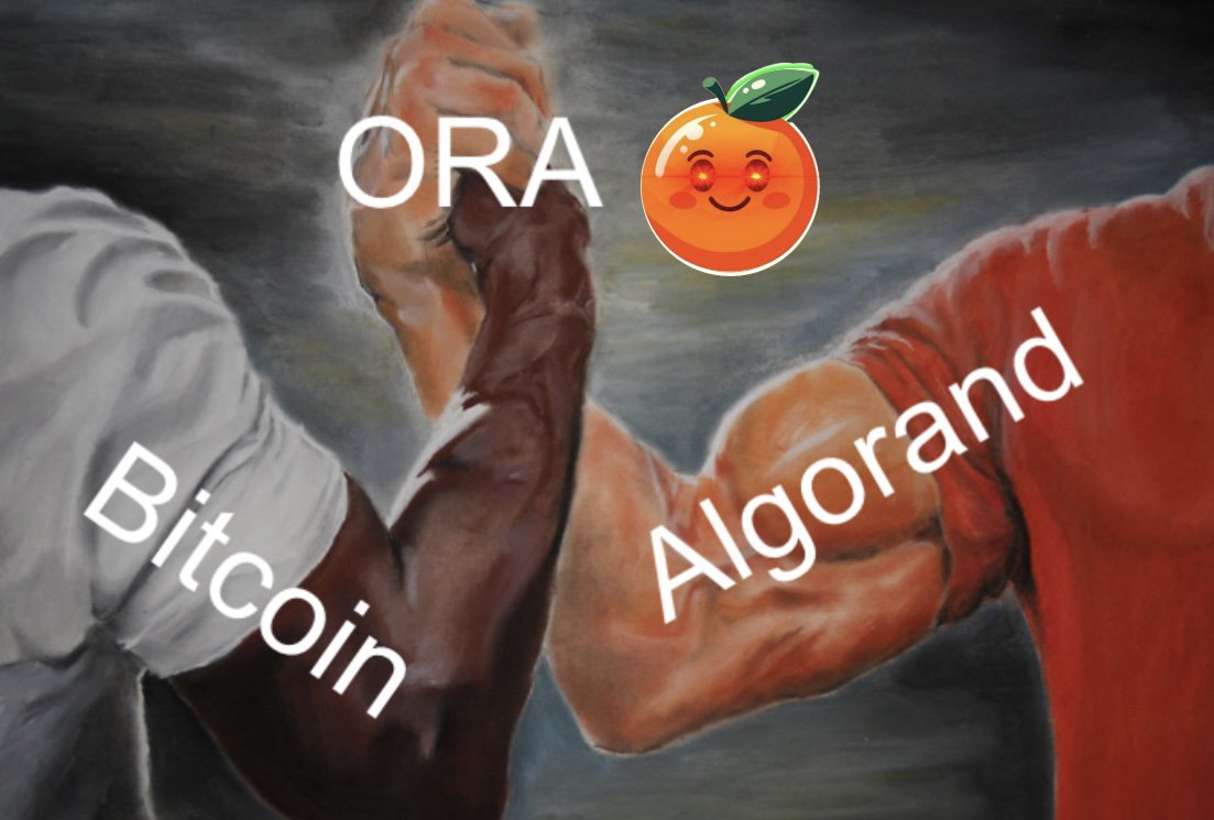 $ORA = PoW joins forces with PPoS

#Algorand #decentralized