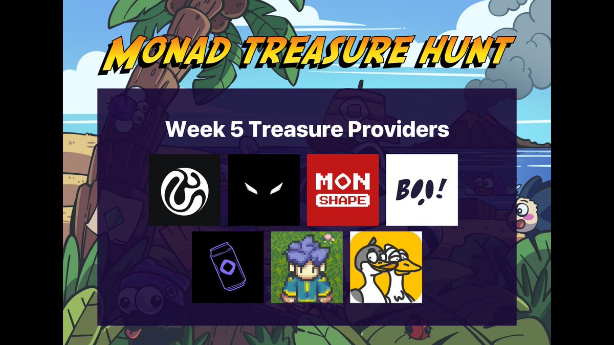 lootgo_official's tweet image. 🚀 Monad Treasure Hunt Week 5 Raffle Winners Announced! 🎉

Last week, ~3000 LootGO early players hunted across the globe for treasures of @monad_xyz!

Aside from lootboxes, 216K raffle tickets were entered in Week 5's draws for rewards from @monadians_xyz @Chewy_xyz @Monshape…