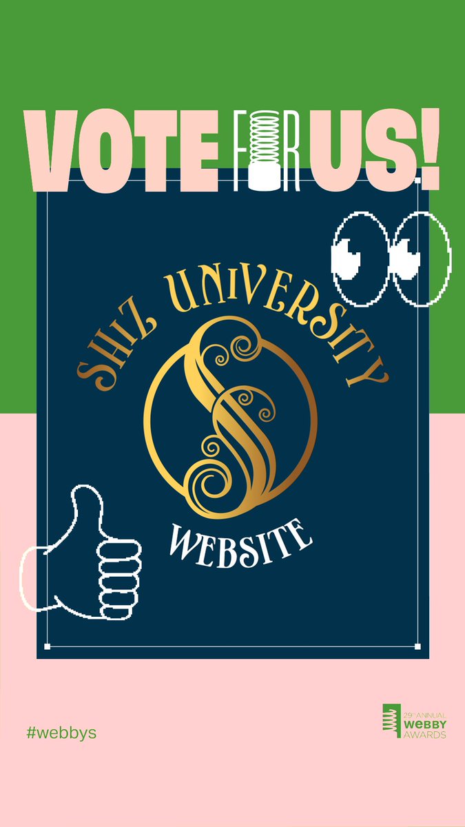 wickedmovie's tweet image. ShizUniversity.com has been nominated for a Webby!
Vote for us now:
vote.webbyawards.com/PublicVoting#/…
