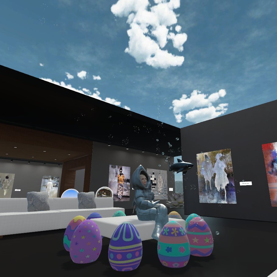 InlocoG21235's tweet photo. 🦈#InlocoSharkie 's in the middle of Easter Egg Circle😉 @lindahollier @Spatial_io
📍https://t.co/3RH2IHBqz6
#worldhopping #web3 #UnityMade #artnow #Easter2025 #EasterEgg https://t.co/0JwpMUG4r0