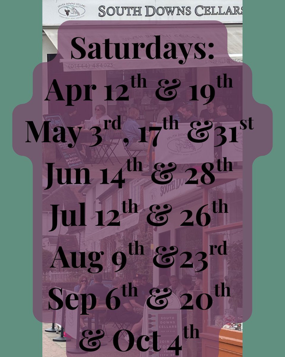 ... does #Alfresco 

Trialed last year to great success, This year we are making it a more permanent feature!
With the opening weekend last Saturday going well, this Saturday being the next and ever two week after that 12-6pm.

We look forward to seeing you there!

#SDC