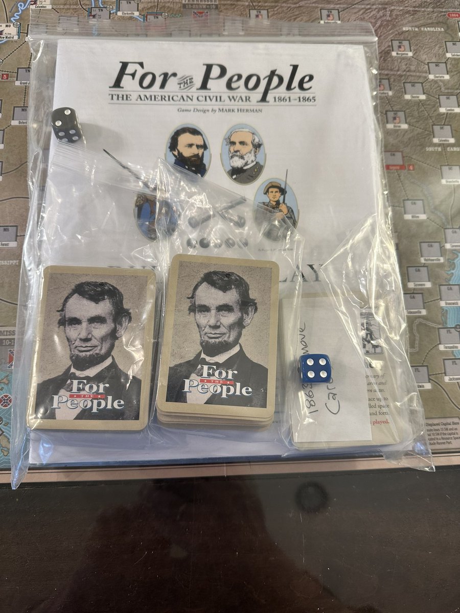 markherman54's tweet photo. Check out my new For the People travel set. I use the paper map from 2006 instead of the mounted one in the current 25th anniversary edition. https://t.co/oUf9rb1okQ