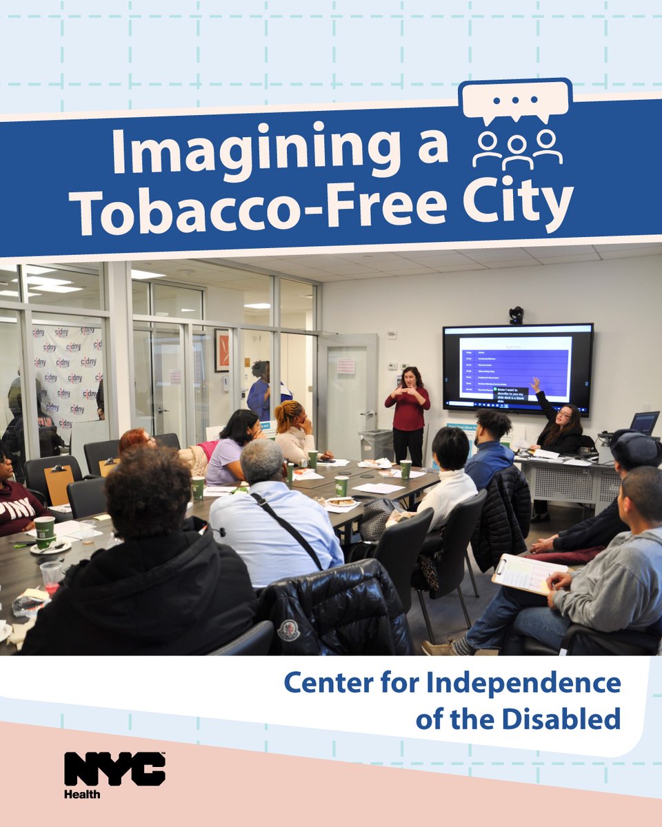 nycHealthy's tweet photo. In conjunction with Partnership for Healthy Cities, we held tobacco listening sessions with @cbwchc, @LatinoCommAIDS and @CID_NY to gather community perspectives and collectively imagine how to create a city free from the harms of tobacco: https://t.co/gOstGqEY6e #cities4health https://t.co/GarNK5frKt