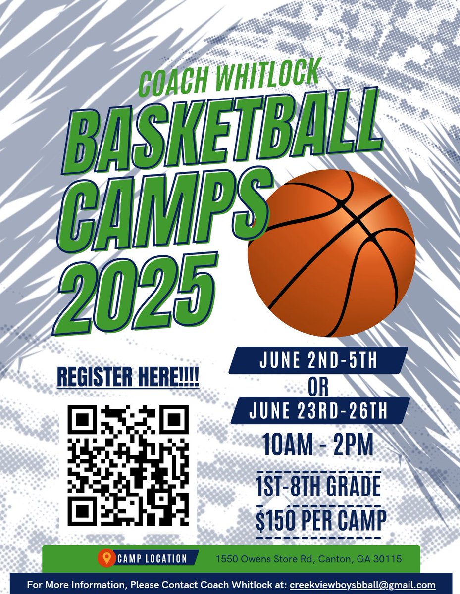 Creekview Basketball (@creekviewhoops) on Twitter photo Don’t forget to sign your son up for one (or both) of our basketball camps this summer! It’s going to be a blast! <a href="/CreeklandMS/">Creekland Middle</a> <a href="/AveryElementary/">Avery Elementary</a> <a href="/FreeHomeES/">Free Home ES</a> <a href="/MacedoniaElem/">Macedonia Wildcats</a> <a href="/BGESTEM/">Ball Ground STEM Academy</a> Don’t forget to sign your son up for one (or both) of our basketball camps this summer! It’s going to be a blast! <a href="/CreeklandMS/">Creekland Middle</a> <a href="/AveryElementary/">Avery Elementary</a> <a href="/FreeHomeES/">Free Home ES</a> <a href="/MacedoniaElem/">Macedonia Wildcats</a> <a href="/BGESTEM/">Ball Ground STEM Academy</a>