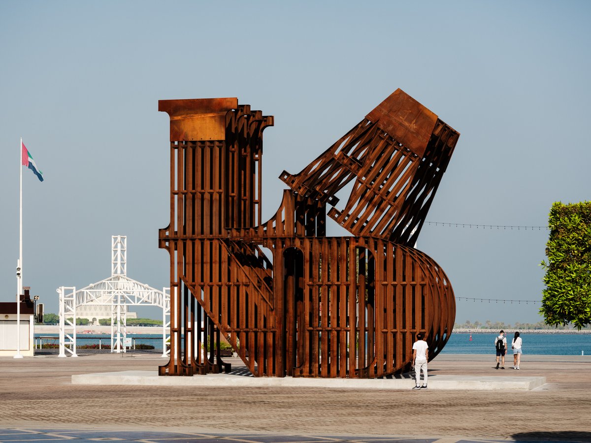 2023 
Nicholas Galanin, "In every language there is Land / En cada lengua hay una Tierra" 
Presented by Public Art Fund at Brooklyn Bridge Park Now on view: Public Art Abu Dhabi Biennial through April 30, 2026