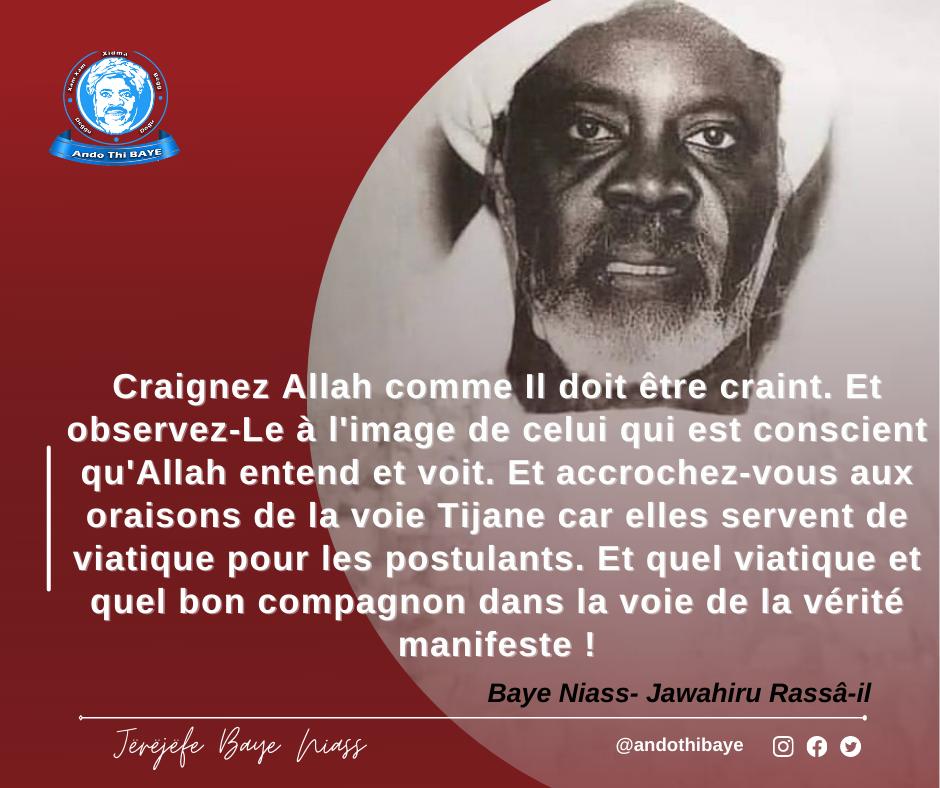 Doffoubaye's tweet image. #Baye_Niass | #Recommandations