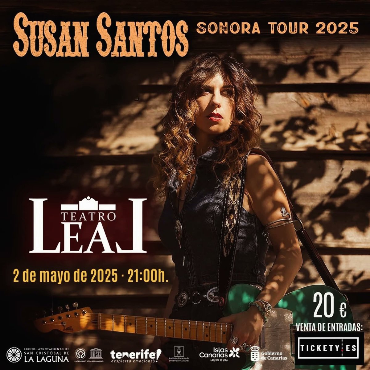 Tenerife nos vemos el 2 de Mayo en Teatrol Leal, La Laguna. Link de entradas 👇🌵🎟️
tickety.es/event/susan-sa…

🌵 Sonora Tour 🌵