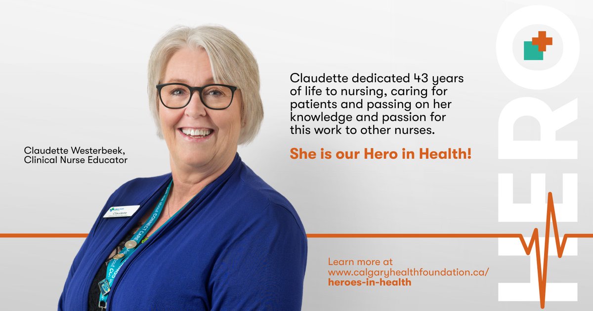 The Heroes in Health initiative encourages patients and their families to give back in thanks for the extraordinary care they’ve received.

To learn more Claudette’s inspiring journey, donate and nominate your own hero visit our website: bit.ly/42LV7Bg

#HeroesInHealth