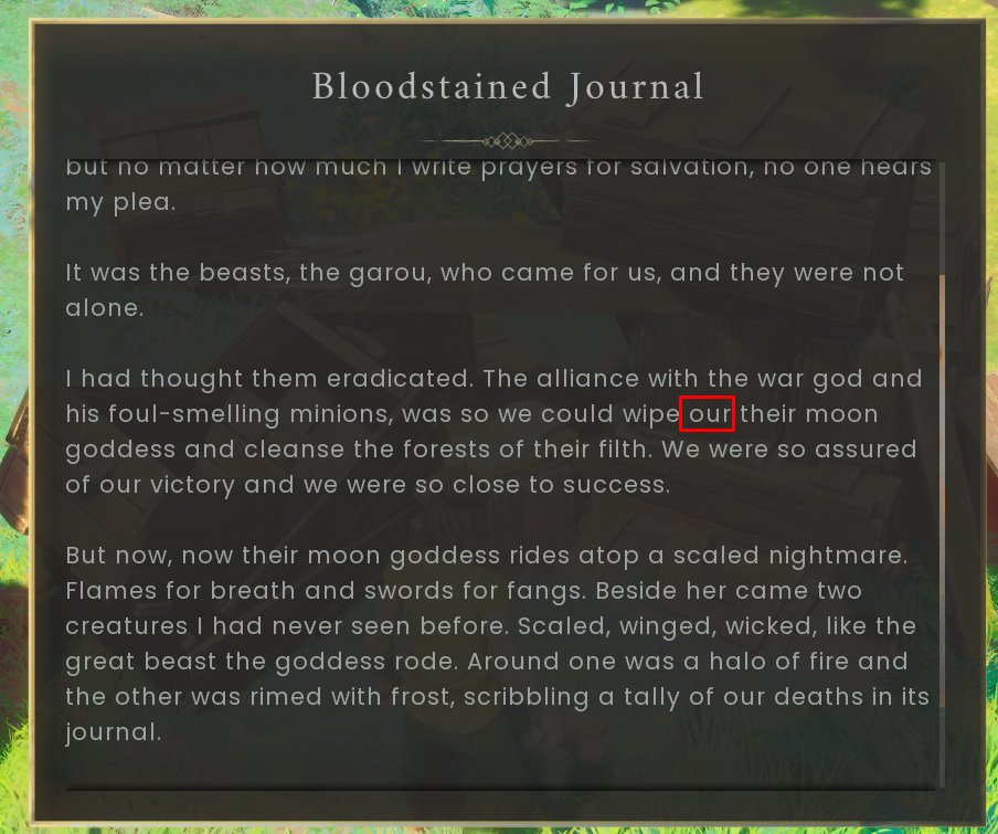 literally unplayable (typo bug report)

i'm loving this game. thanks for bringing me back to my childhood. i've wished i could forget runescape to play it for the first time again and i'm getting that feeling. <3

<a href="/Jagex/">Jagex</a> <a href="/RuneScape/">RuneScape</a> <a href="/RSDragonwilds/">RuneScape: Dragonwilds</a>