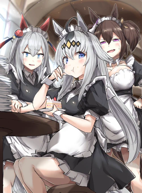 #ウマ娘プリティーダービー シングレ放映記念絵←遅すぎる この三人が揃うのはまだ先の話