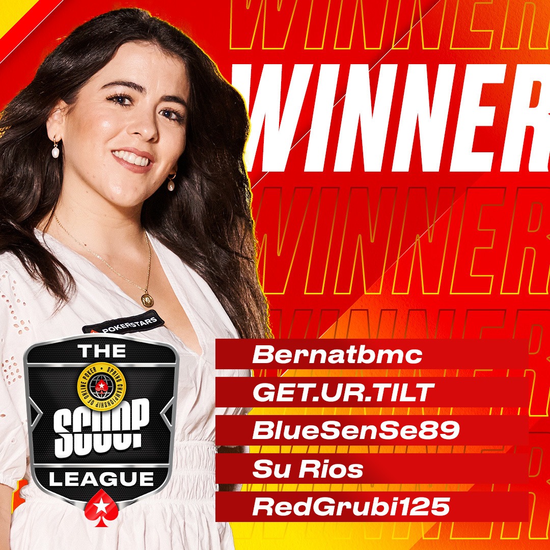 🔥 HEMOS GANADO LA SCOOP LEAGUE Y LA PICA de <a href="/PokerStarsSpain/">PokerStars España</a> 🔥

🐸 Gracias a todo mi equipo #TeamFROGY por el gran trabajo que hemos hecho. Qué suerte compartirla con amigos. 

🔥 FREEROLL: Al ser la ganadora de la liga, podéis jugar mi free en el lobby de <a href="/PokerStarsSpain/">PokerStars España</a> GL!
