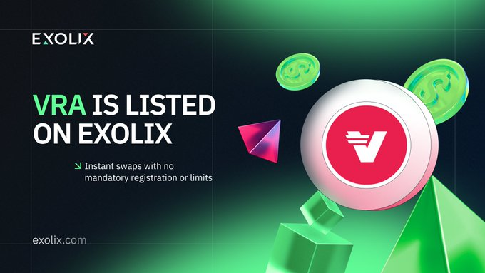 📕 <a href="/verasitytech/">PLRL by Verasity</a> is now Listed on <a href="/exolix_com/">Exolix</a>

$VRA #Verasity